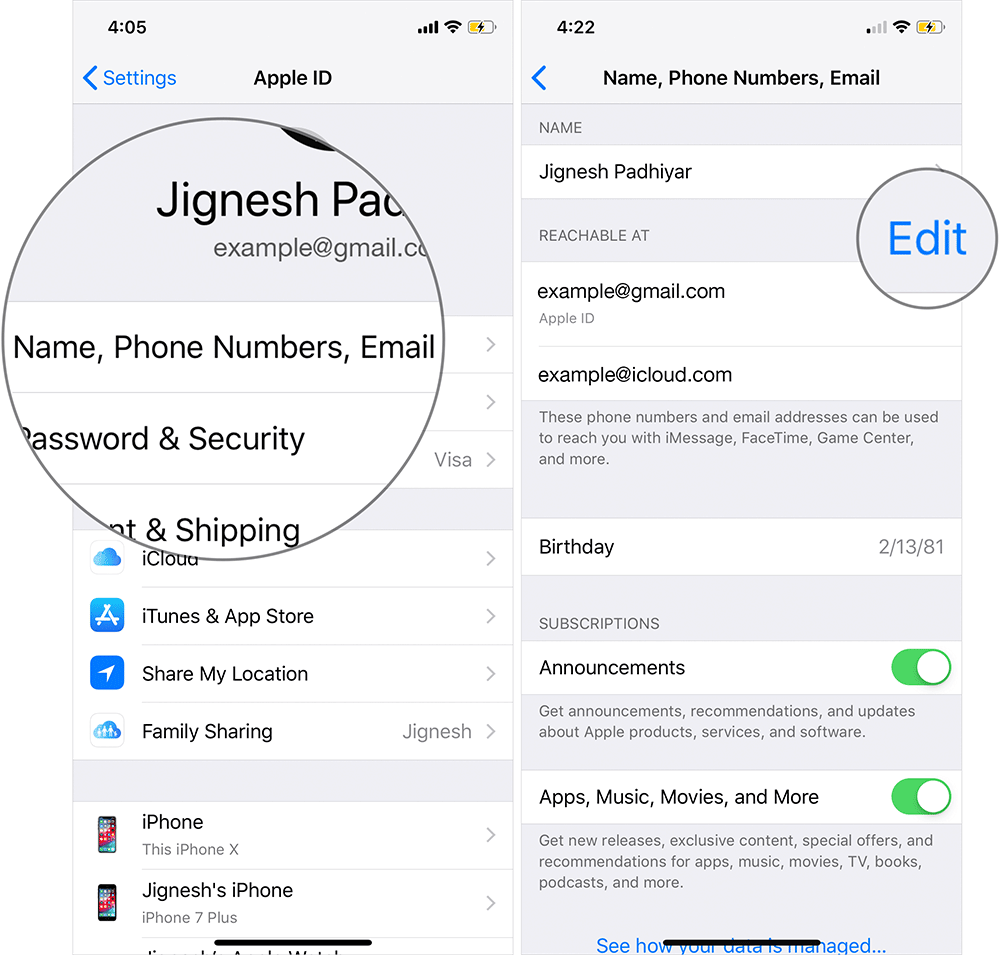 Адрес почты Apple ID можно поменять на адрес почты @icloud Это значит, что, если сейчас ваш логин Apple ID выглядит как BloatedPetriDish99@hotmailcom,