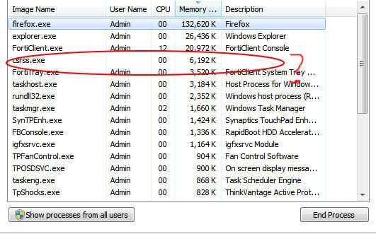 Csrss exe грузит видеокарту - все о windows 10