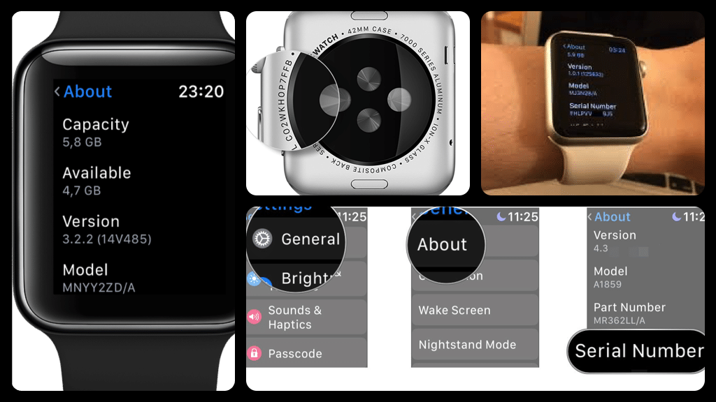 Проверить серийный номер apple watch