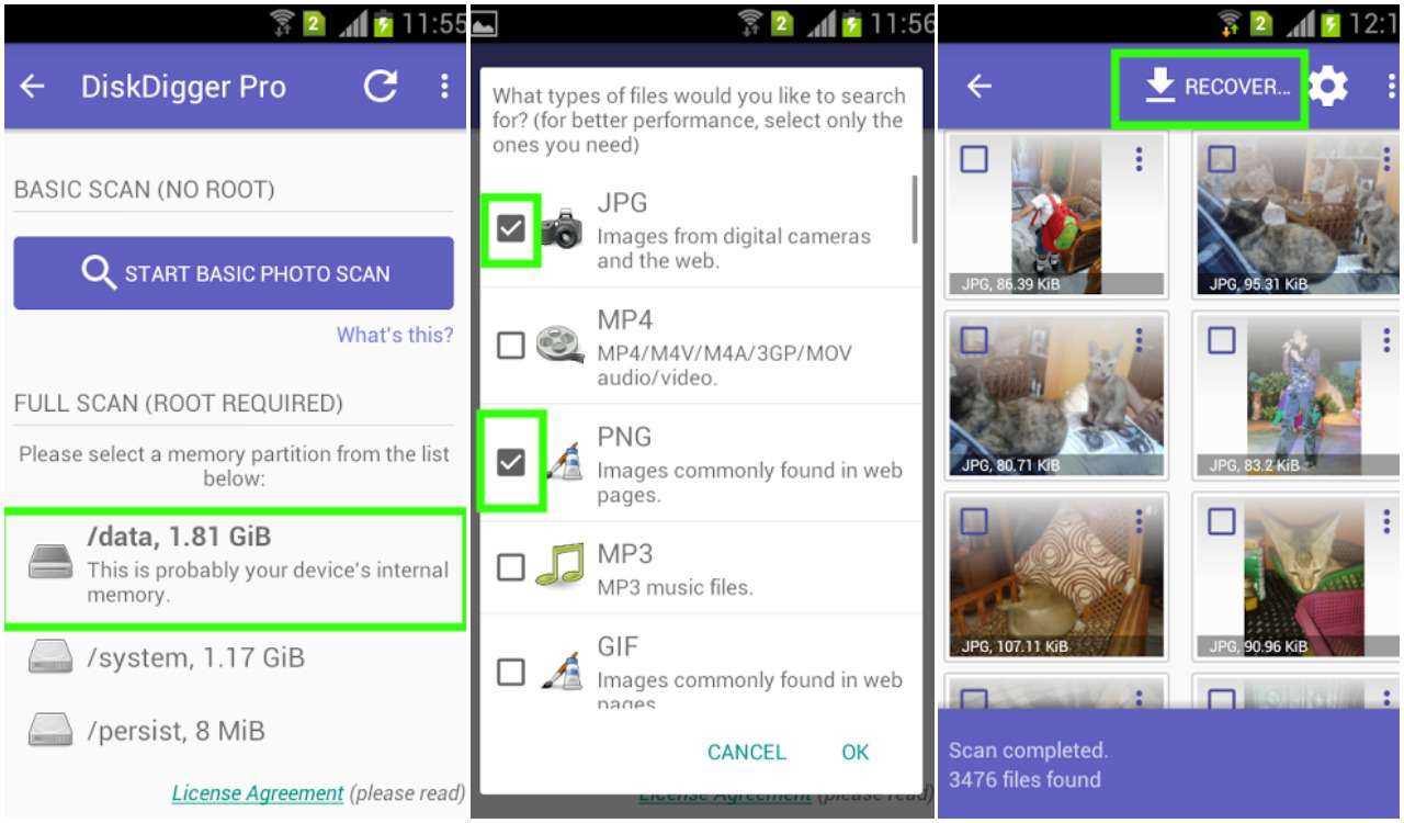Обзор diskdigger для android: восстановление потерянных данных