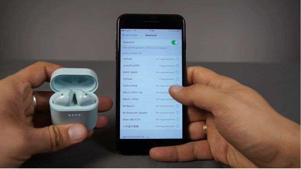 Как проверить заряд airpods на iphone