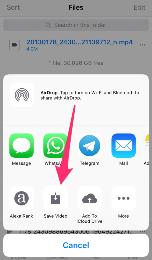 Как скачать видео на iphone из инстаграма - есть ли функция сохранения в приложении