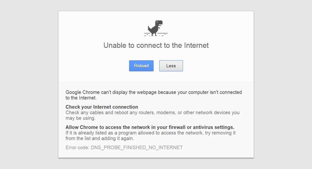 Как исправить ошибку «dns_probe_finished_nxdomain»