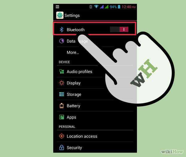 Как подключить iphone к bluetooth-устройству?