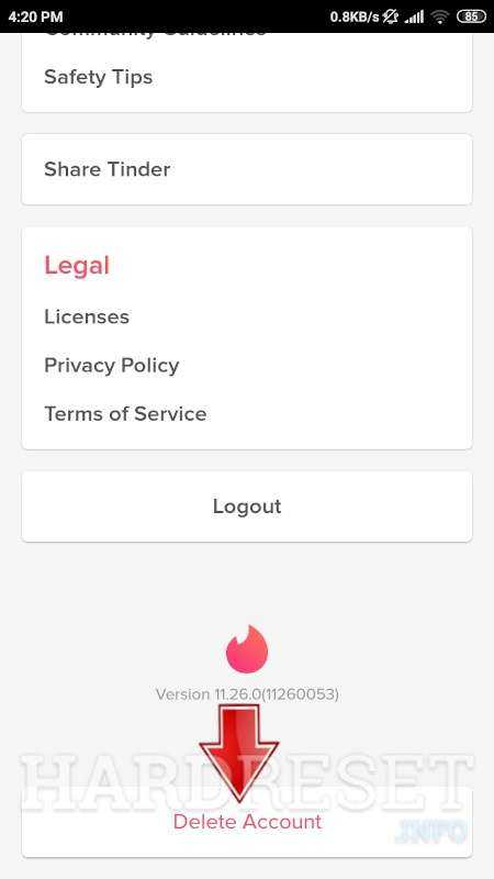 Почему tinder не позволяет мне удалить мою учетную запись? - toadmin.ru