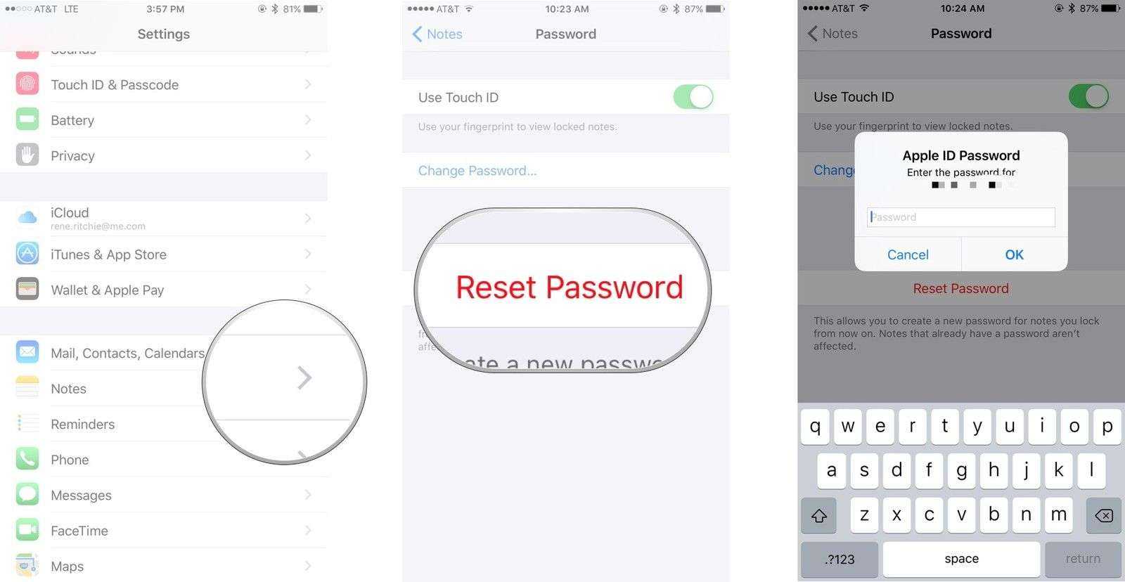 Что делать если не помнишь пароль от заметки? - все про технику, iphone, mac, ios