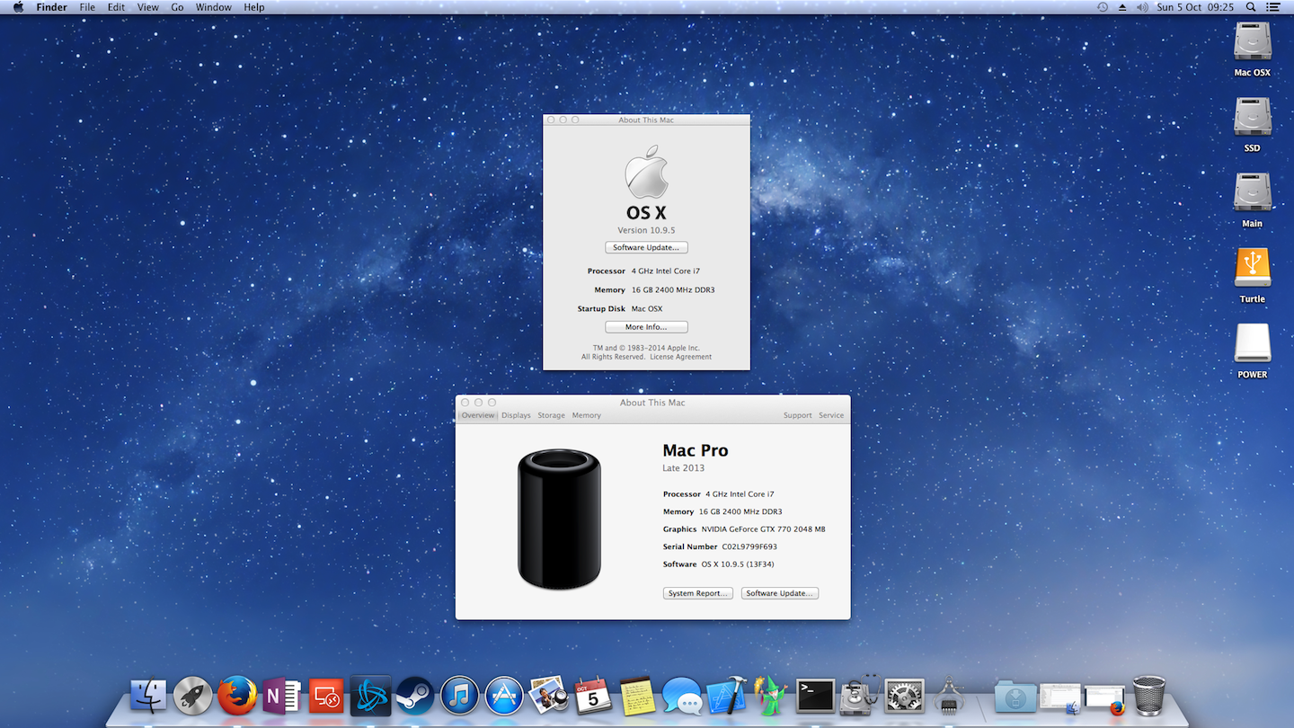 Os x versions