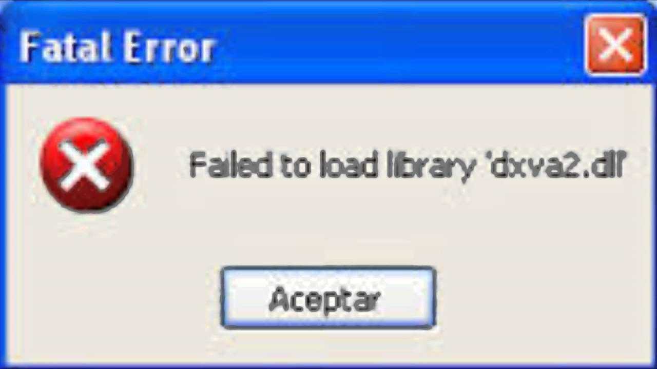 Fix dxva2.dll отсутствует / не найдена ошибка загрузки