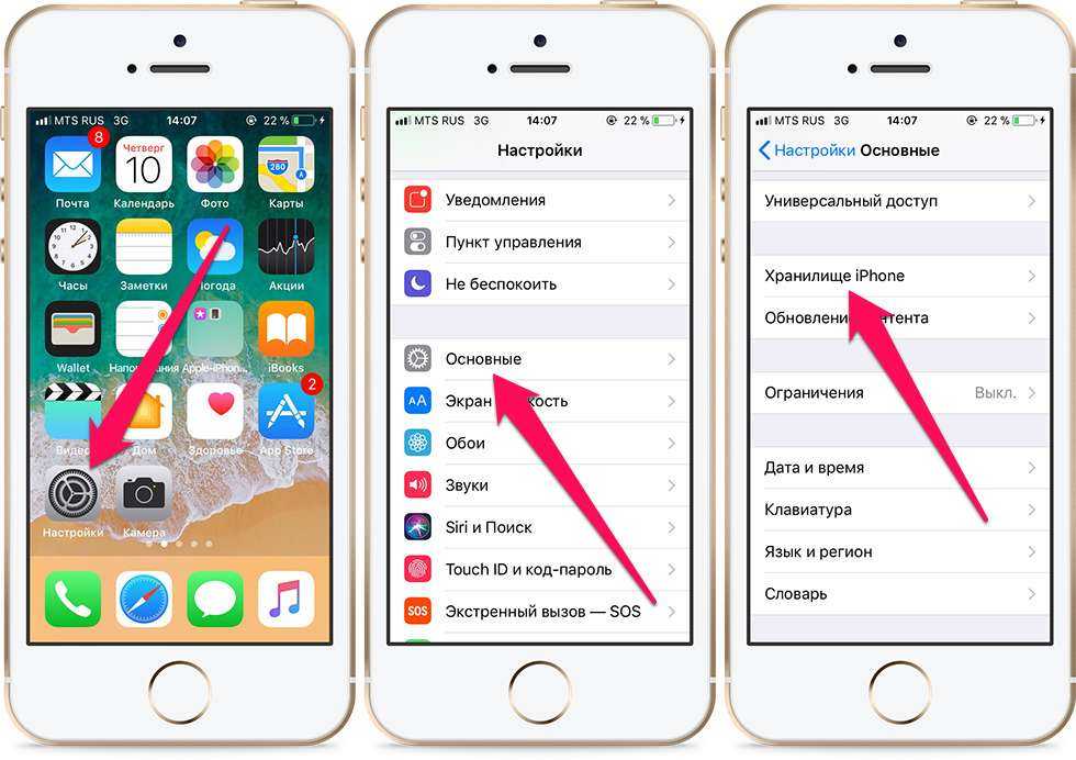 Как сгружать неиспользуемые приложения на iphone