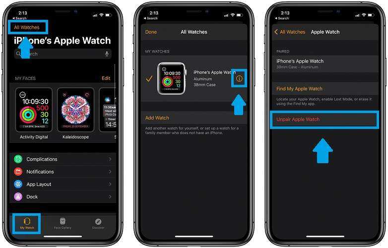 Что делать если apple watch зависли